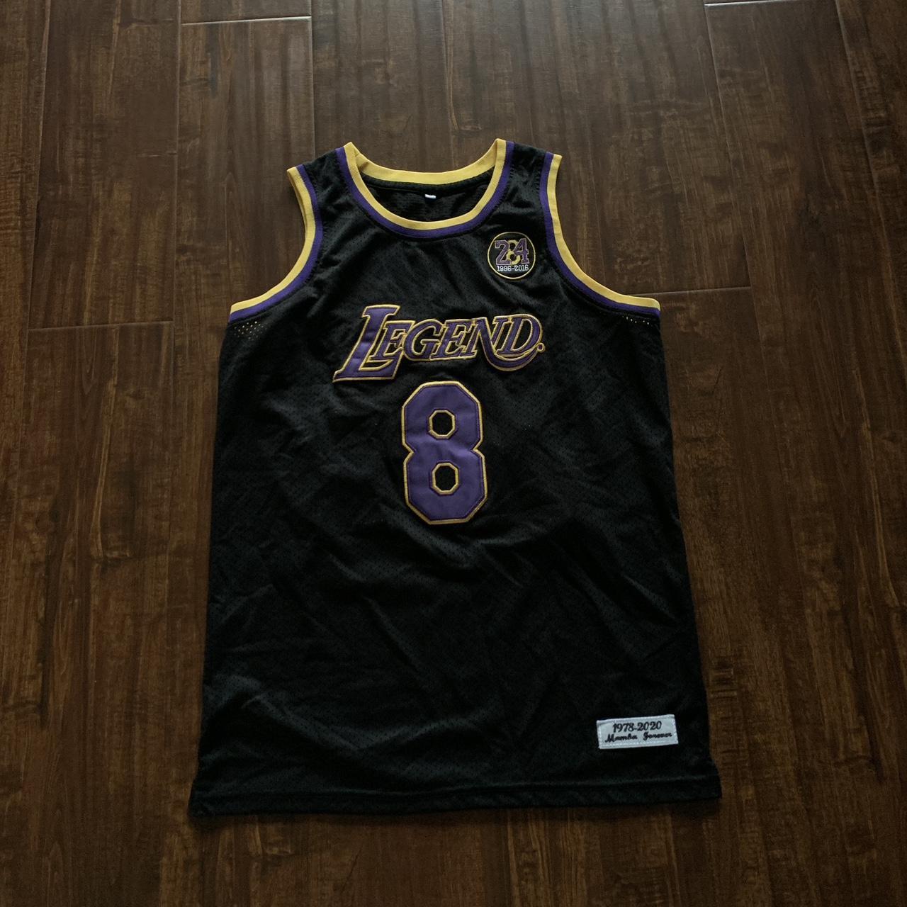 Kobe Bryant legend forever jersey Size M 28' top to - Depop