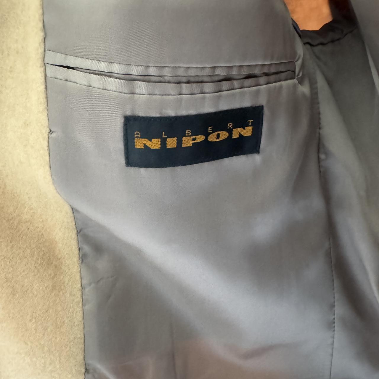 Albert Nipon Men's Coat - Tan/Brown - L – Tan Alb… - image 5