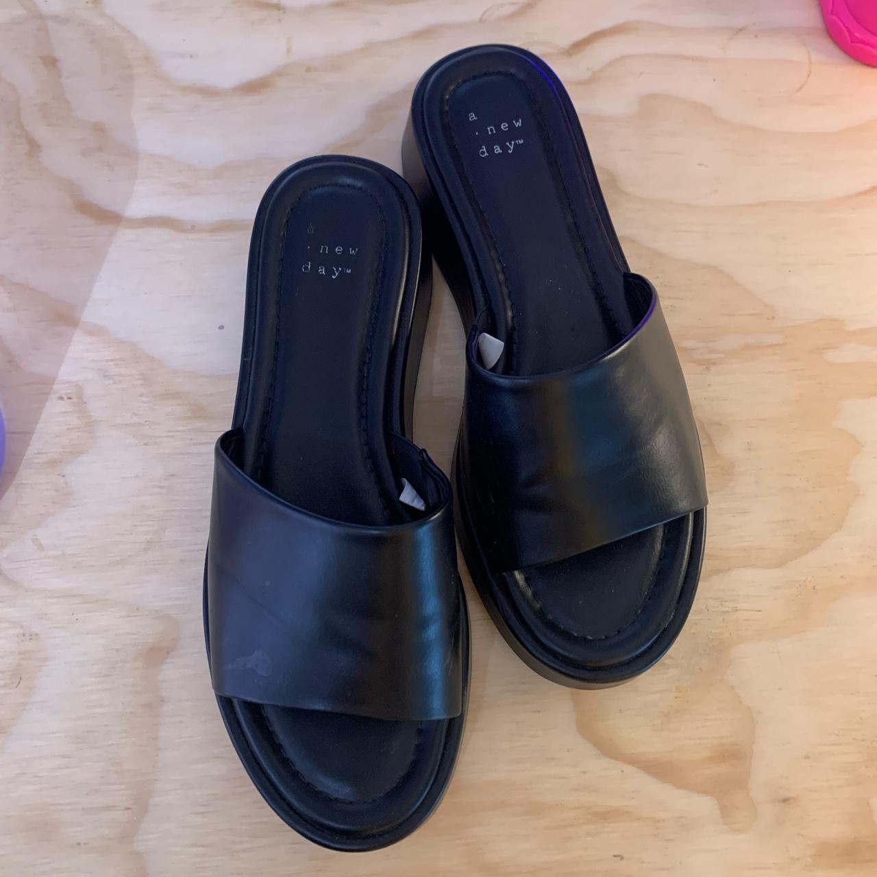 a new day chunky slide sandals - Depop