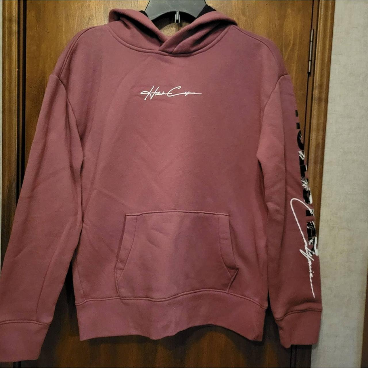 Maroon discount hollister hoodie