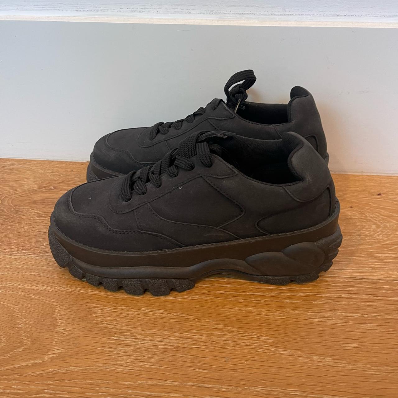 asos womens black trainers