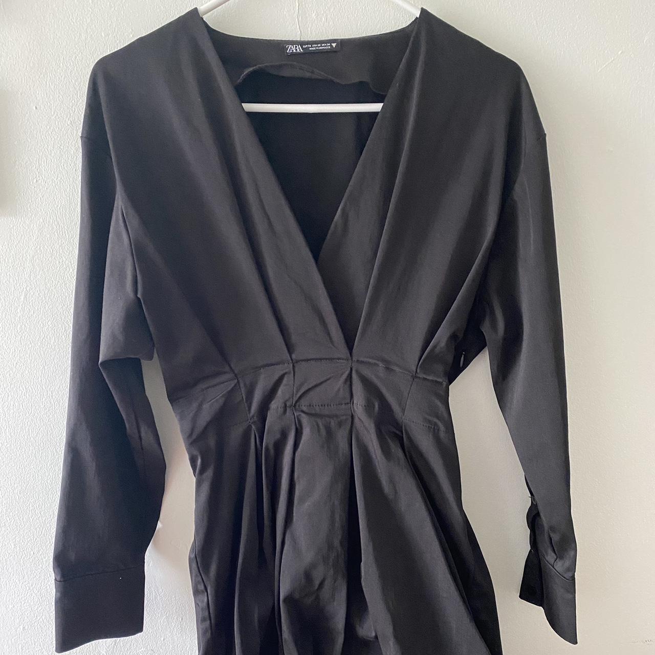 Zara Women's Black Dress | Depop