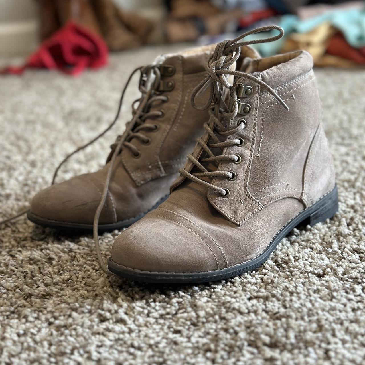 White mountain lace up 2024 booties