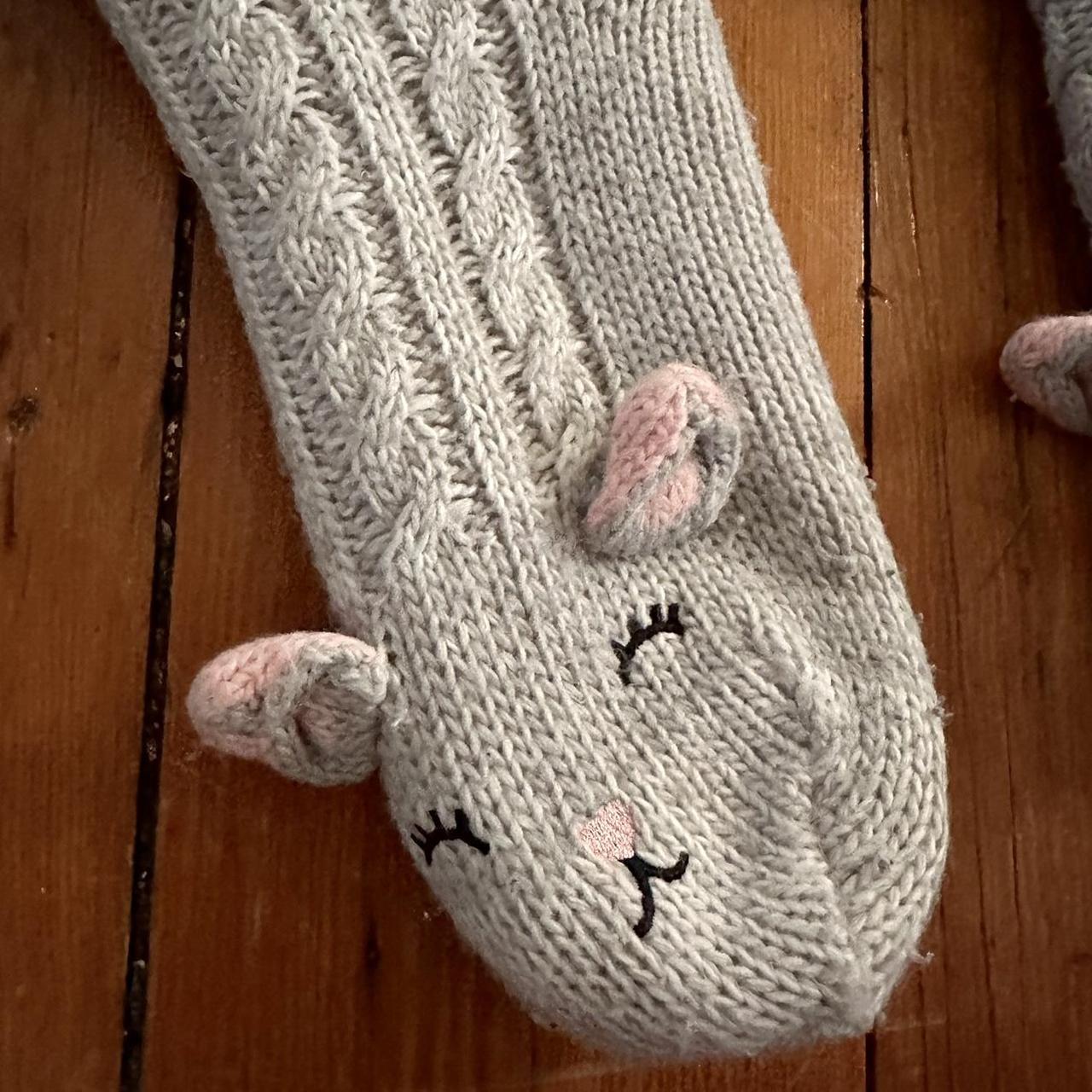 Incredibly cute Jane Bleeker mouse/kitty socks Depop