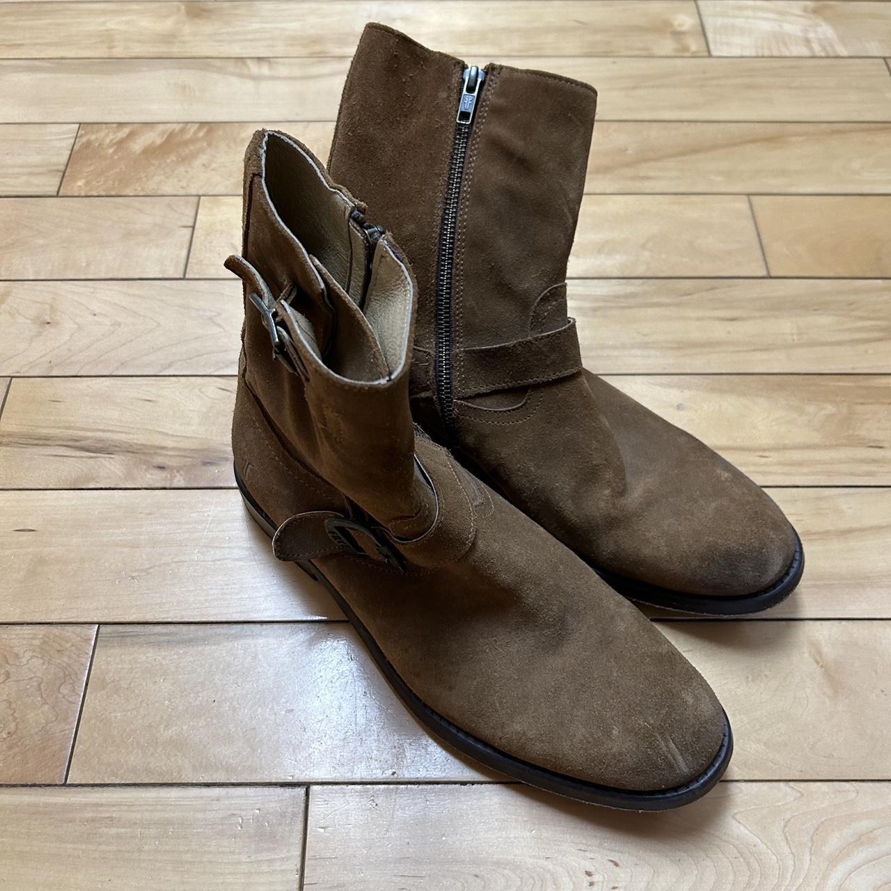 Frye leather boots, size 9. Made in Mexico. Well... Depop