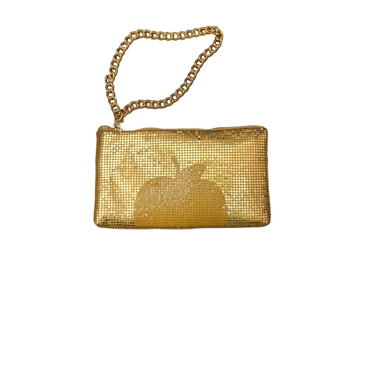 Gold wristlet clutch shops