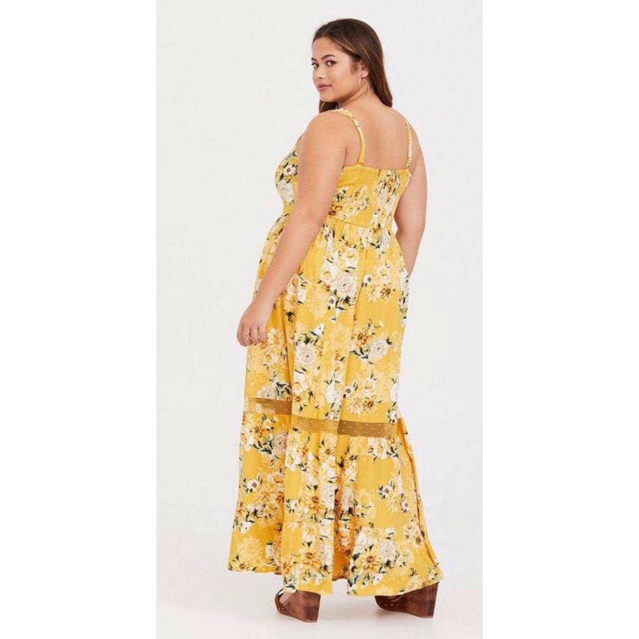 Torrid top yellow dress