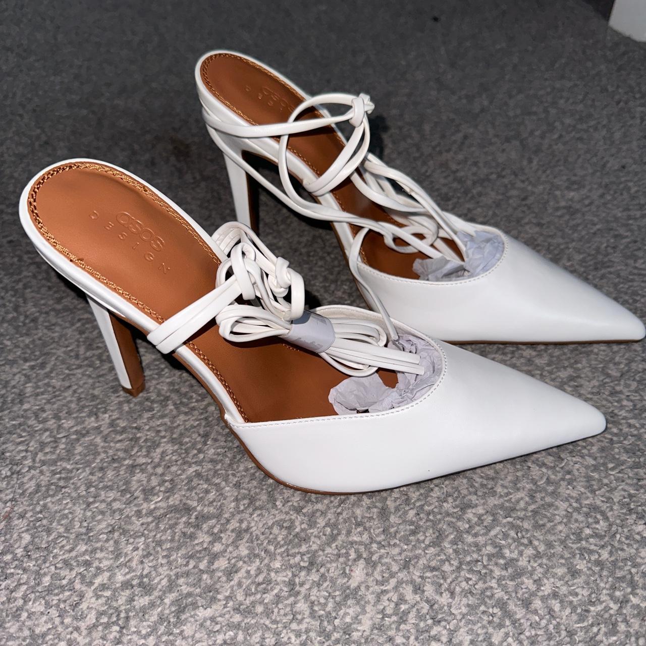 asos lace up heels