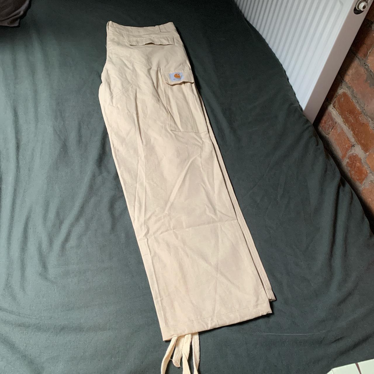 Carhartt Mens Pants Cargo Relaxed Fit Cotton Canvas - Depop