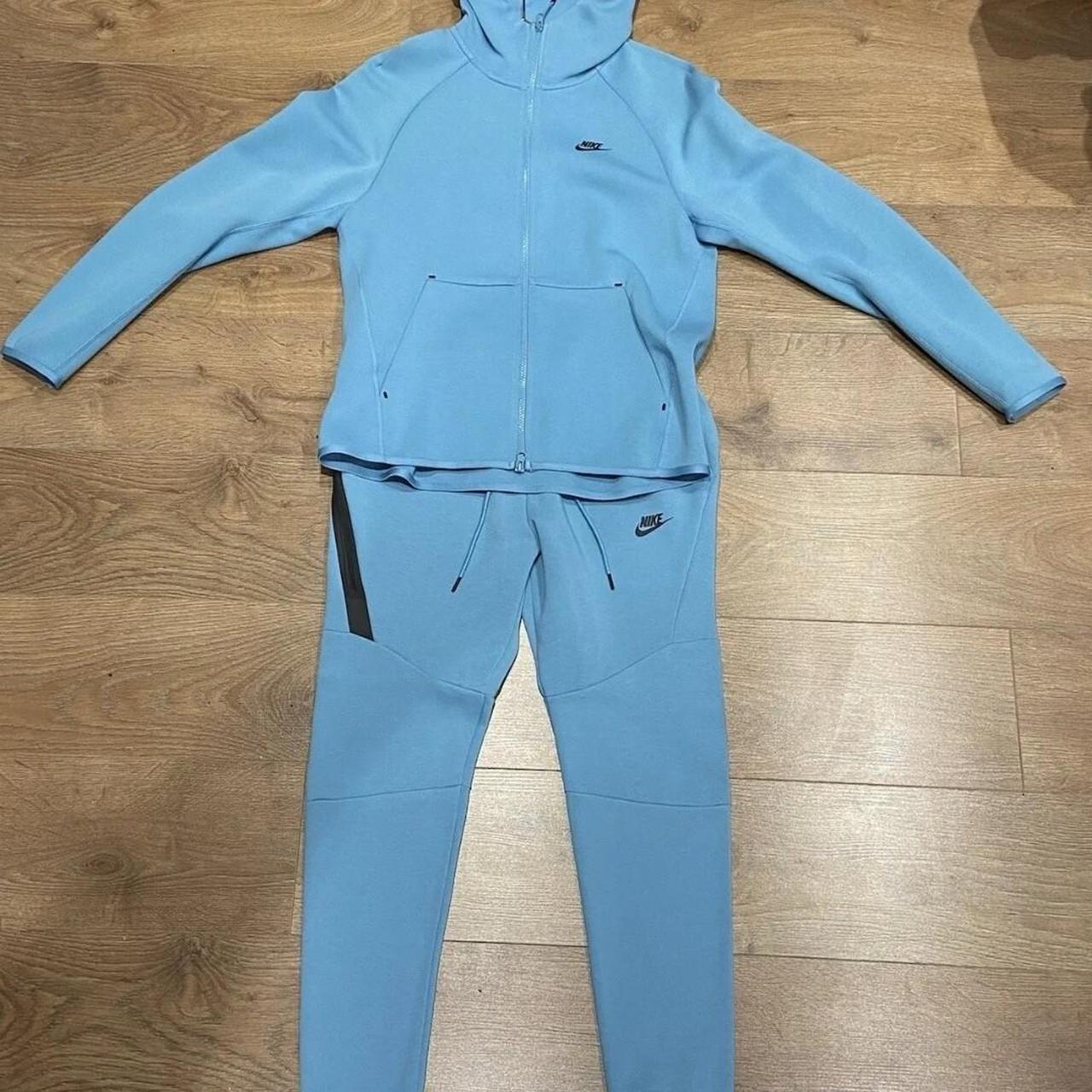 - Nike Tech Fleece Baby Blue - Size Medium - Old... - Depop