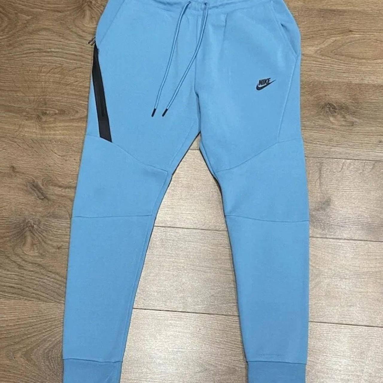 - Nike Tech Fleece Baby Blue - Size Medium - Old... - Depop