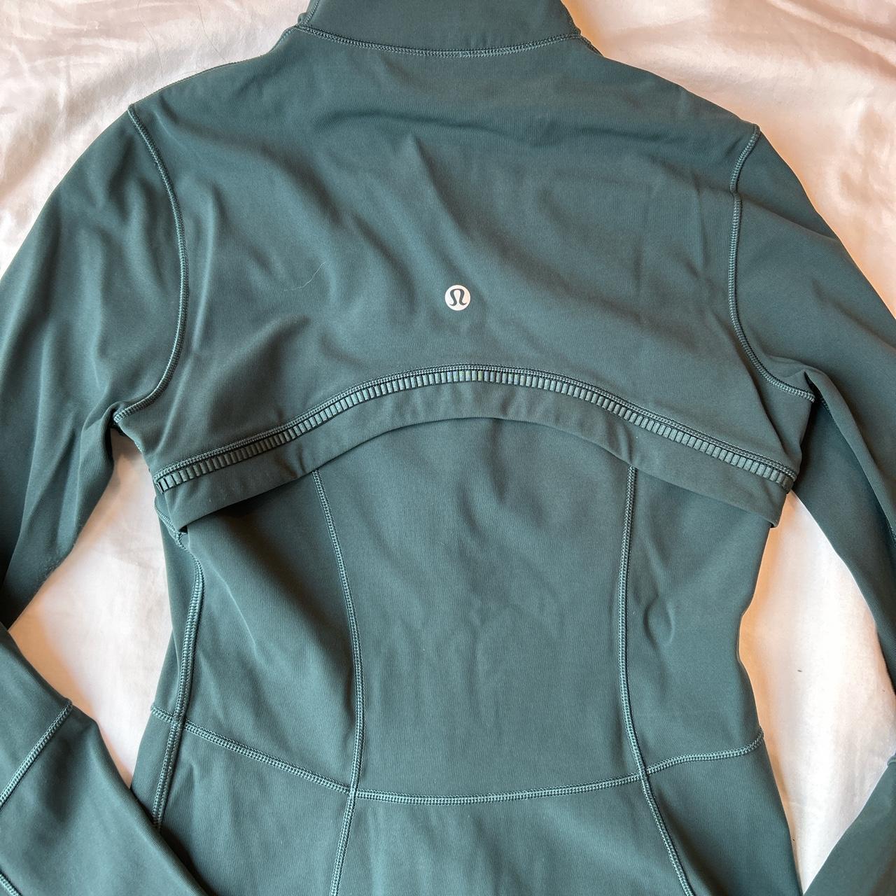 TEAL LULULEMON DEFINE JACKET SIZE 2 NO FLAWS OR... - Depop