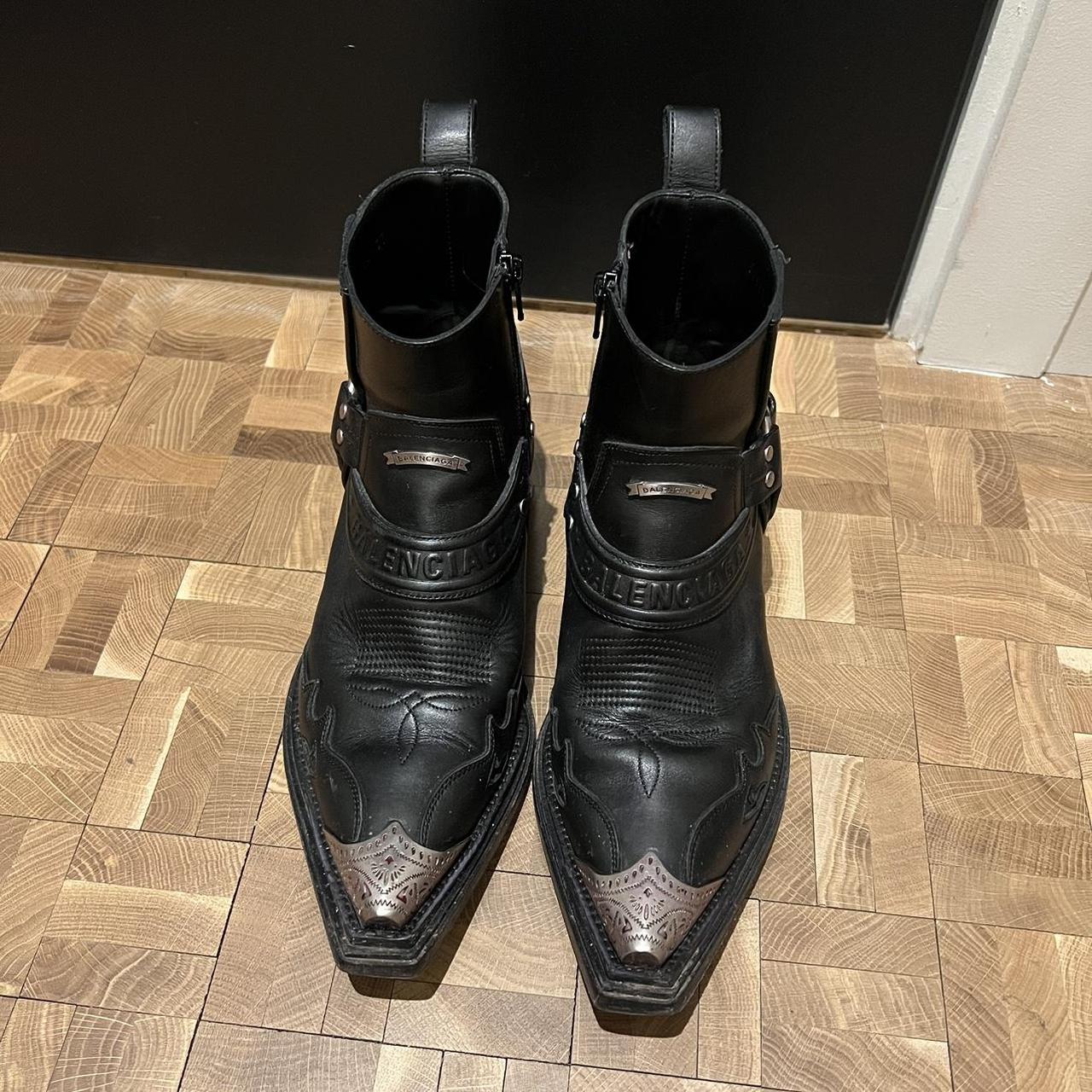 Balenciaga western cowboy boots Size 37 Royal Mail... - Depop