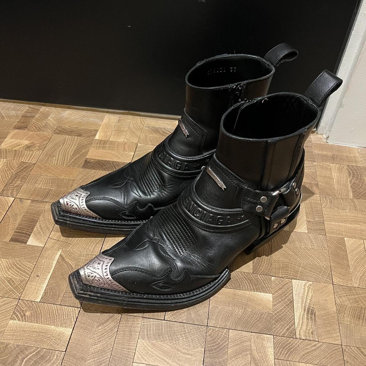 Balenciaga western cowboy boots Size 37 Royal Mail... - Depop