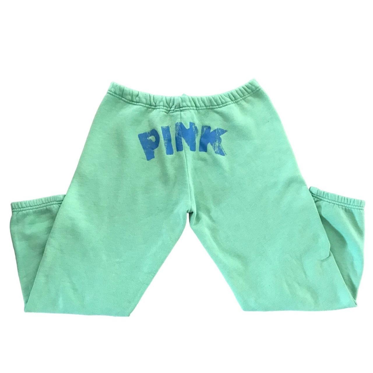 Victoria's Secret Women's Green Joggerstracksuits Depop