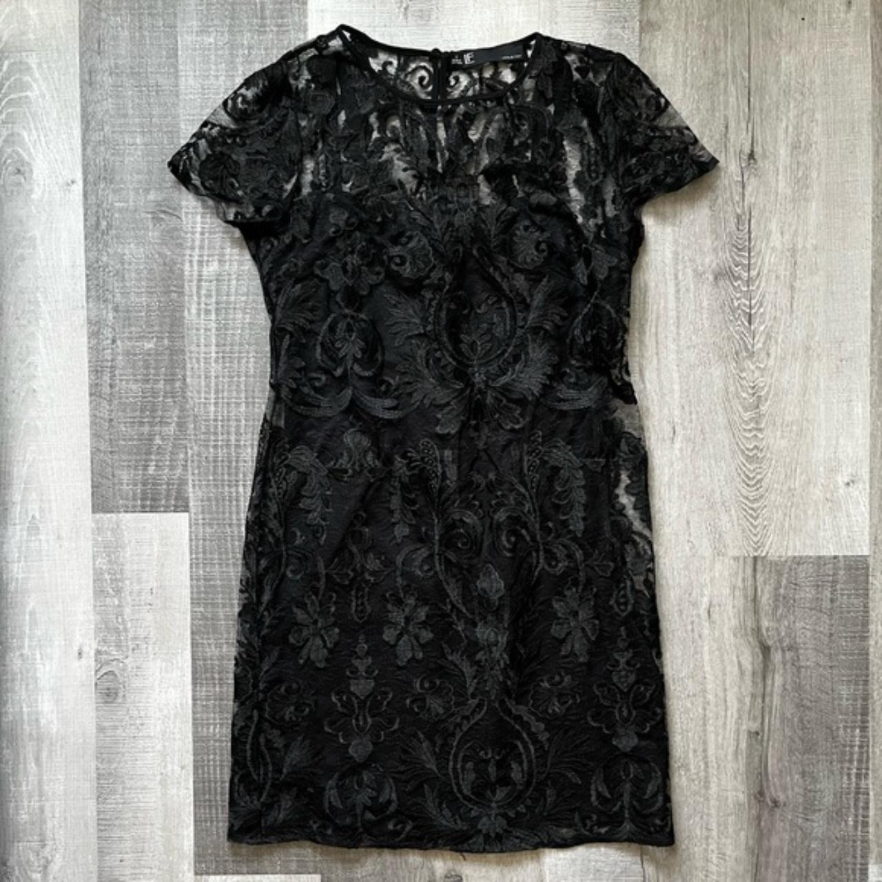 Dillards black hot sale lace dress