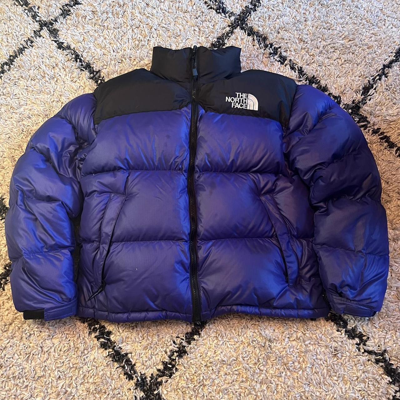 The North Face Men's Purple and Black Jacket | Depop