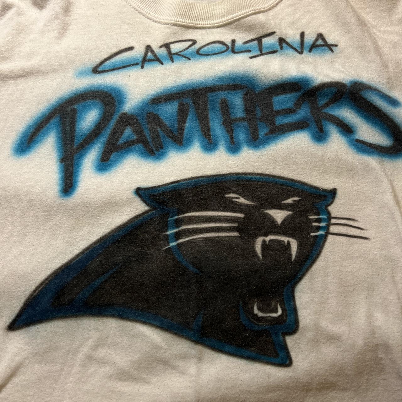 Carolina Panthers Shirt Mens Extra Large Gray Blue - Depop