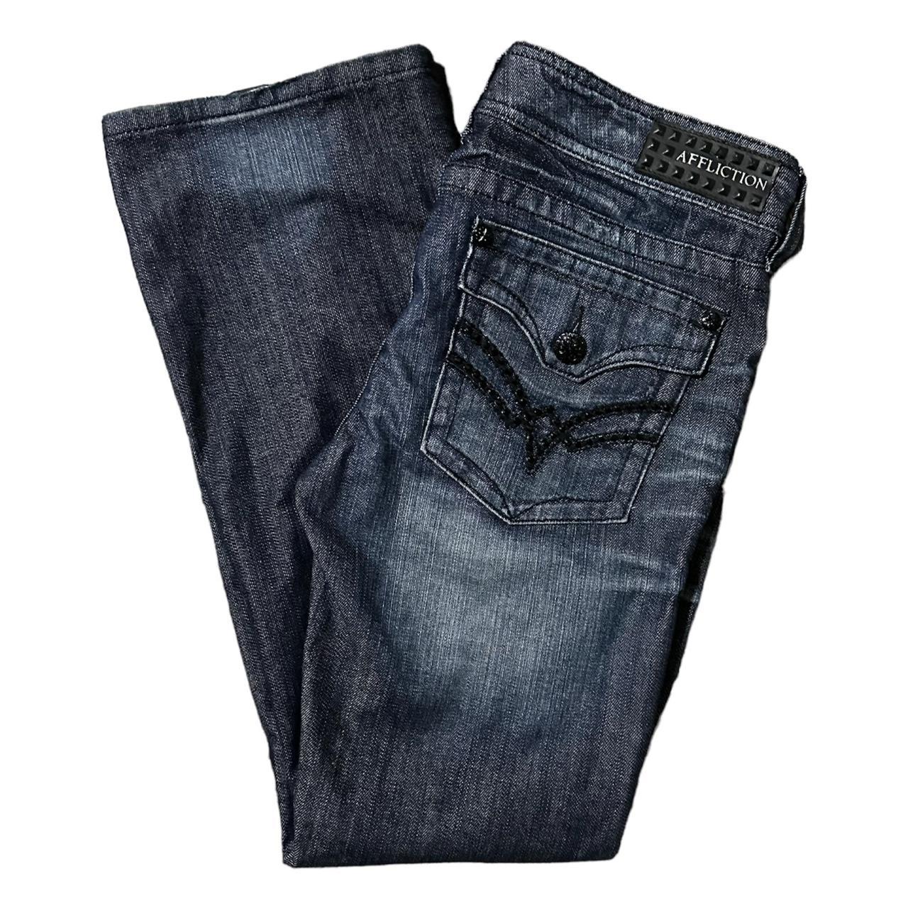 Affliction boot cut jeans Size 30 affliction... Depop