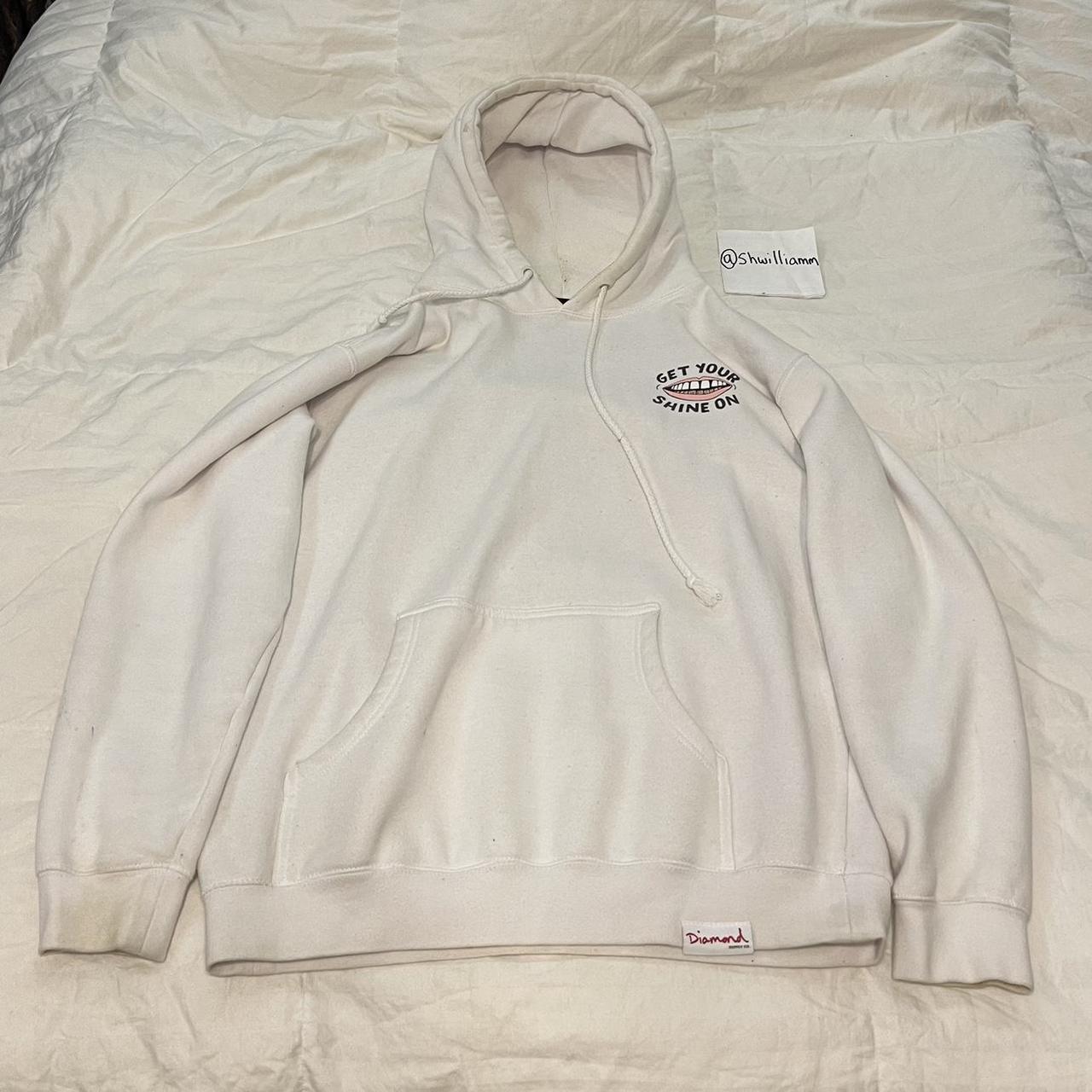 Diamond supply co white sales hoodie