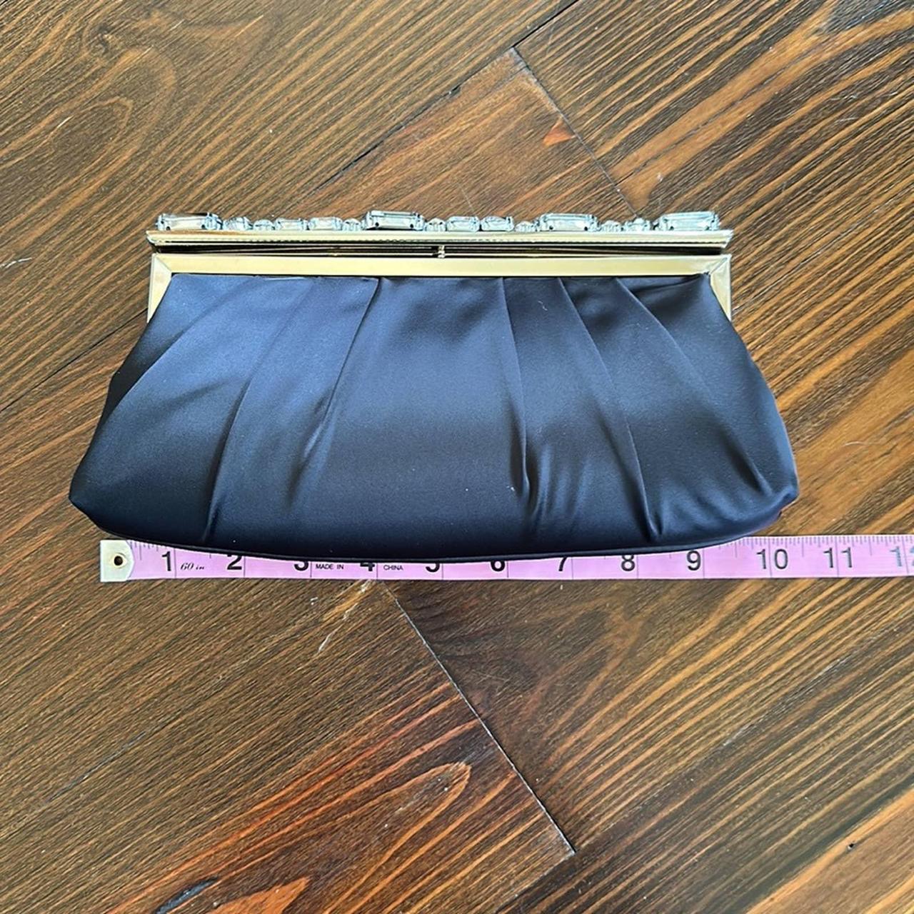 Adrianna Papell Black Stone Crossbody Clutch NWT Depop