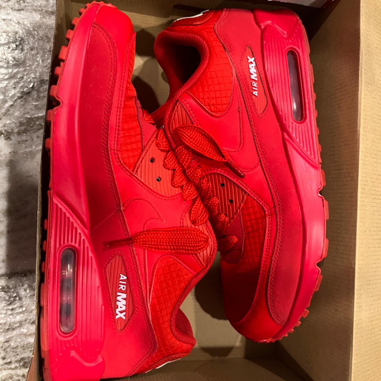 triple red nike air max 90
