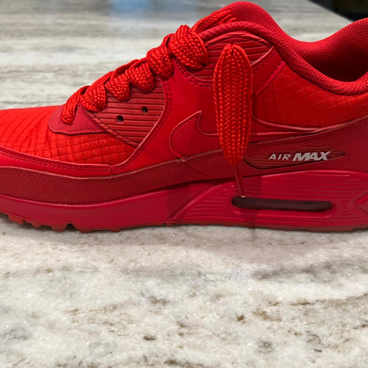 mens all red nike air max