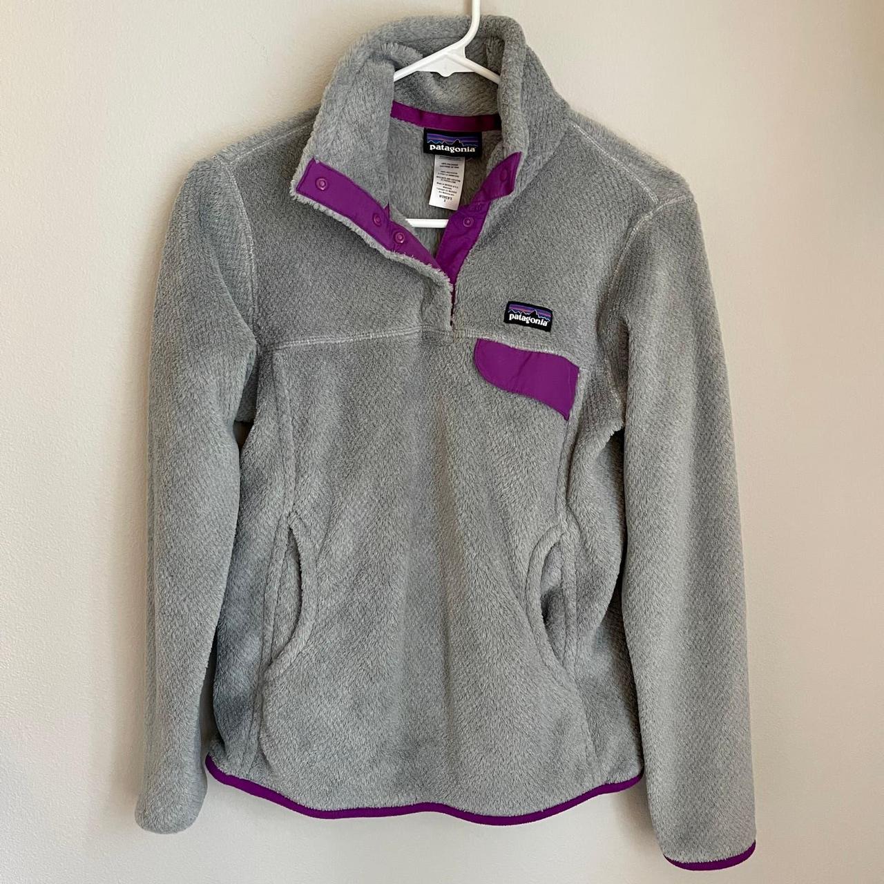 Patagonia, Jackets & Coats, Patagonia Retool Snap T Fleece Jacket Sweater  Womens Size Small