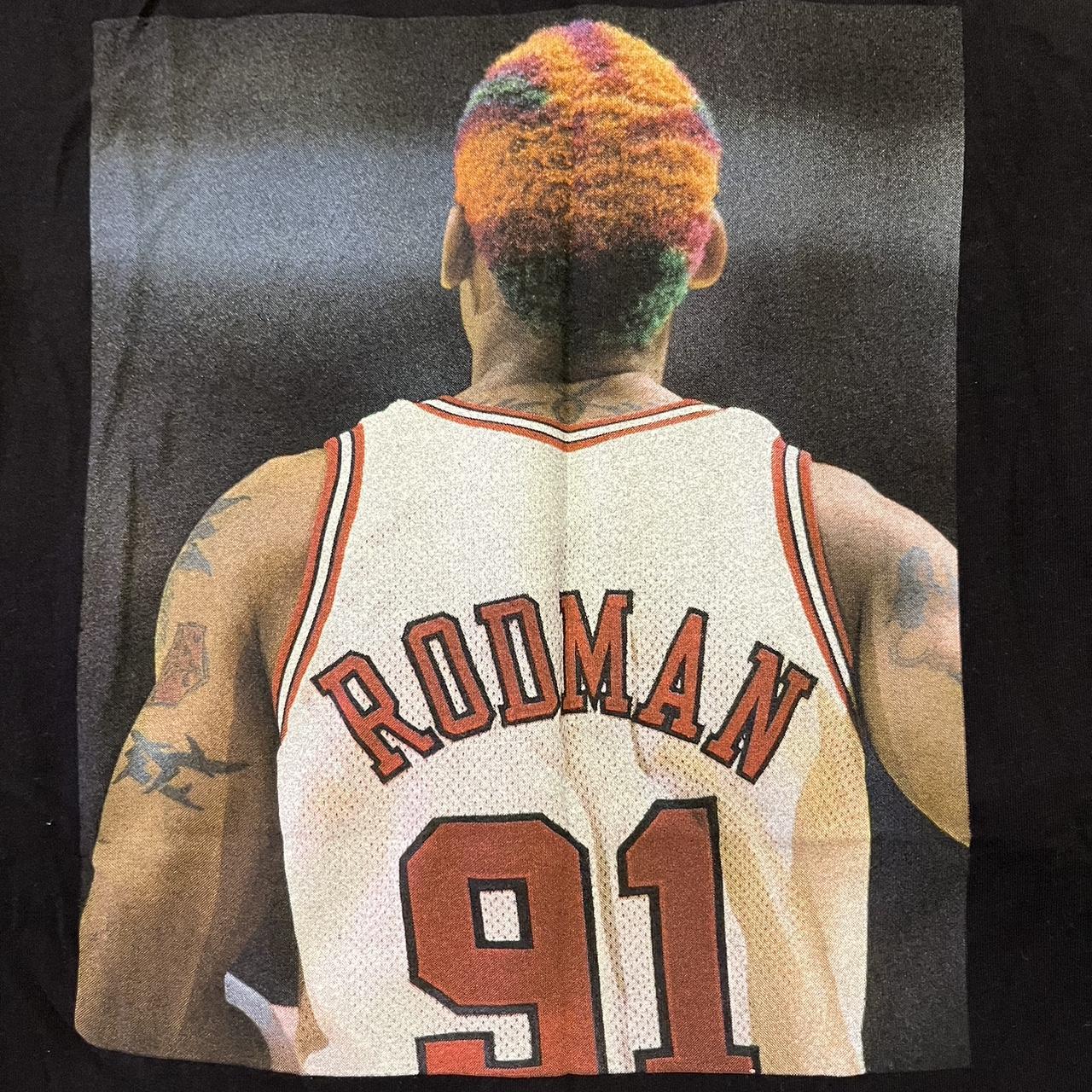 Chicago bulls Dennis Rodman basket ball jersey - Depop