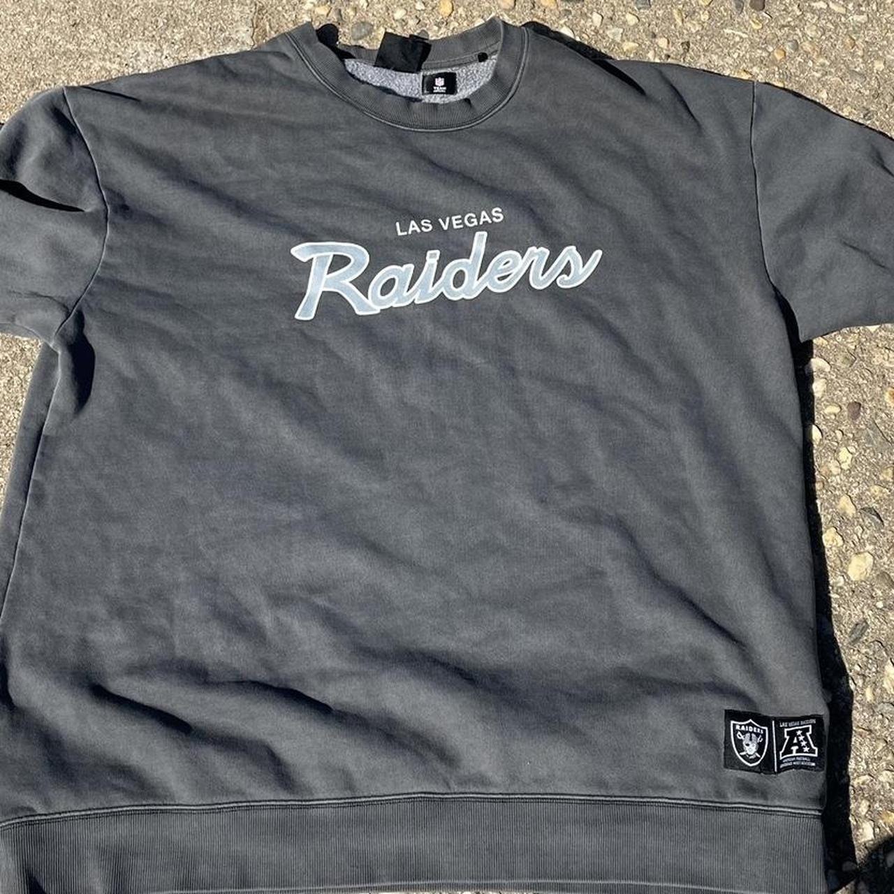 las vegas raiders nfl sweatshirt - size xl - Depop