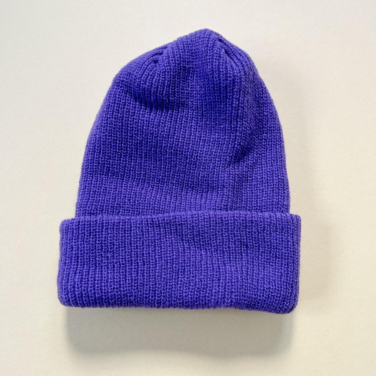 Brand New Purple Beanie Hat Purple Beanie Hat Wool Depop