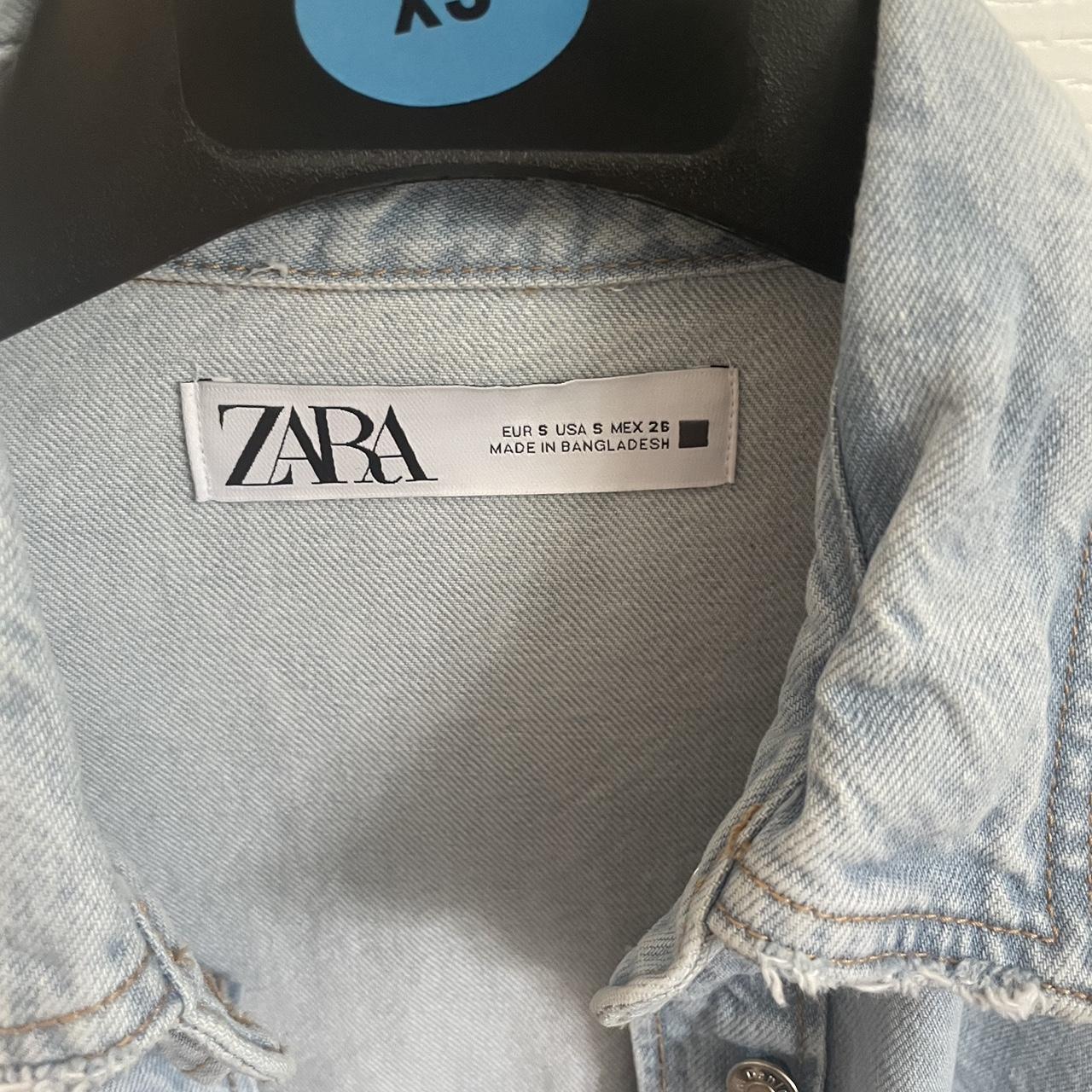 Zara Women's Blue Jacket | Depop