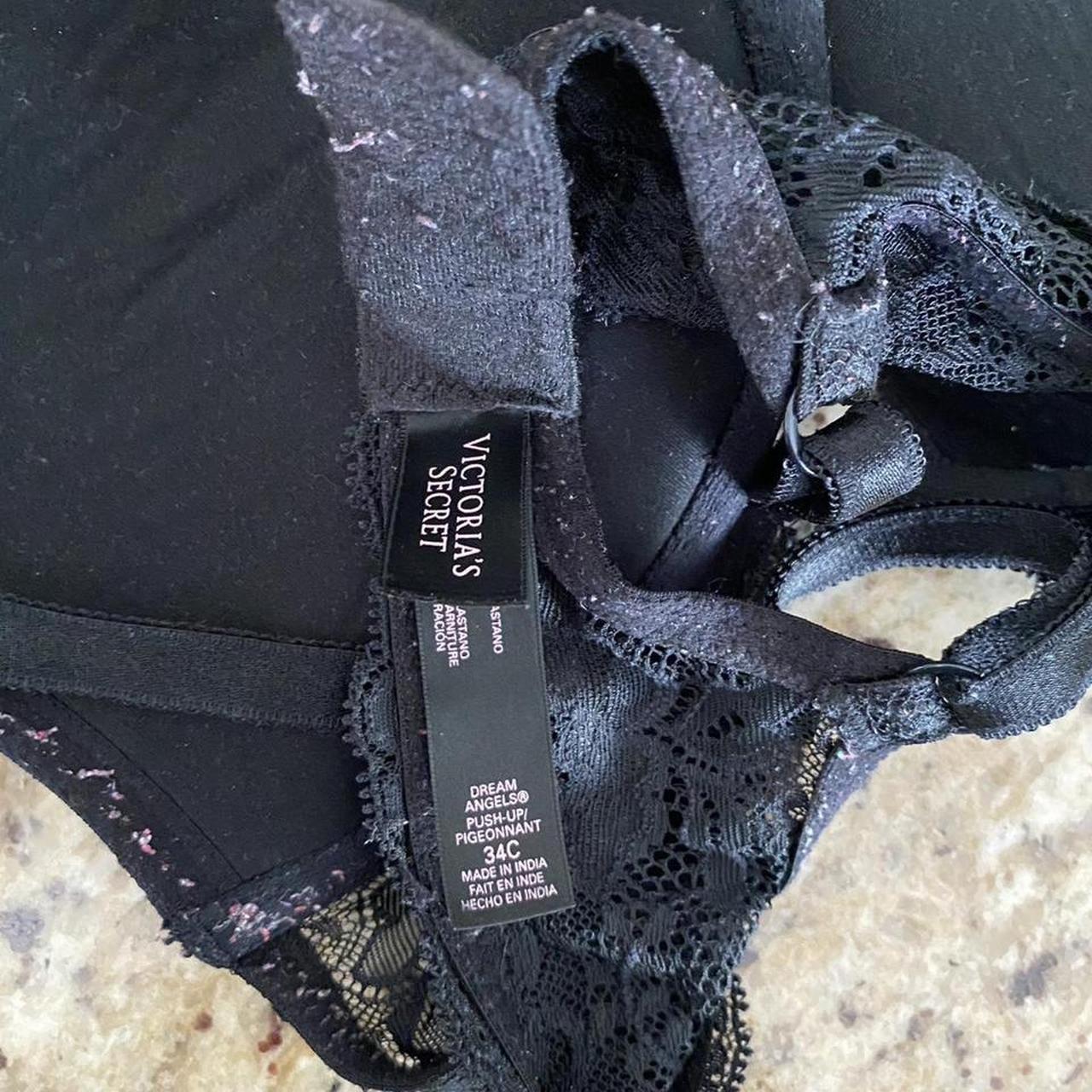 Victoria Secret Very Sexy Collection Push Up Pigeonnant Bra Blue Lace Size  34C