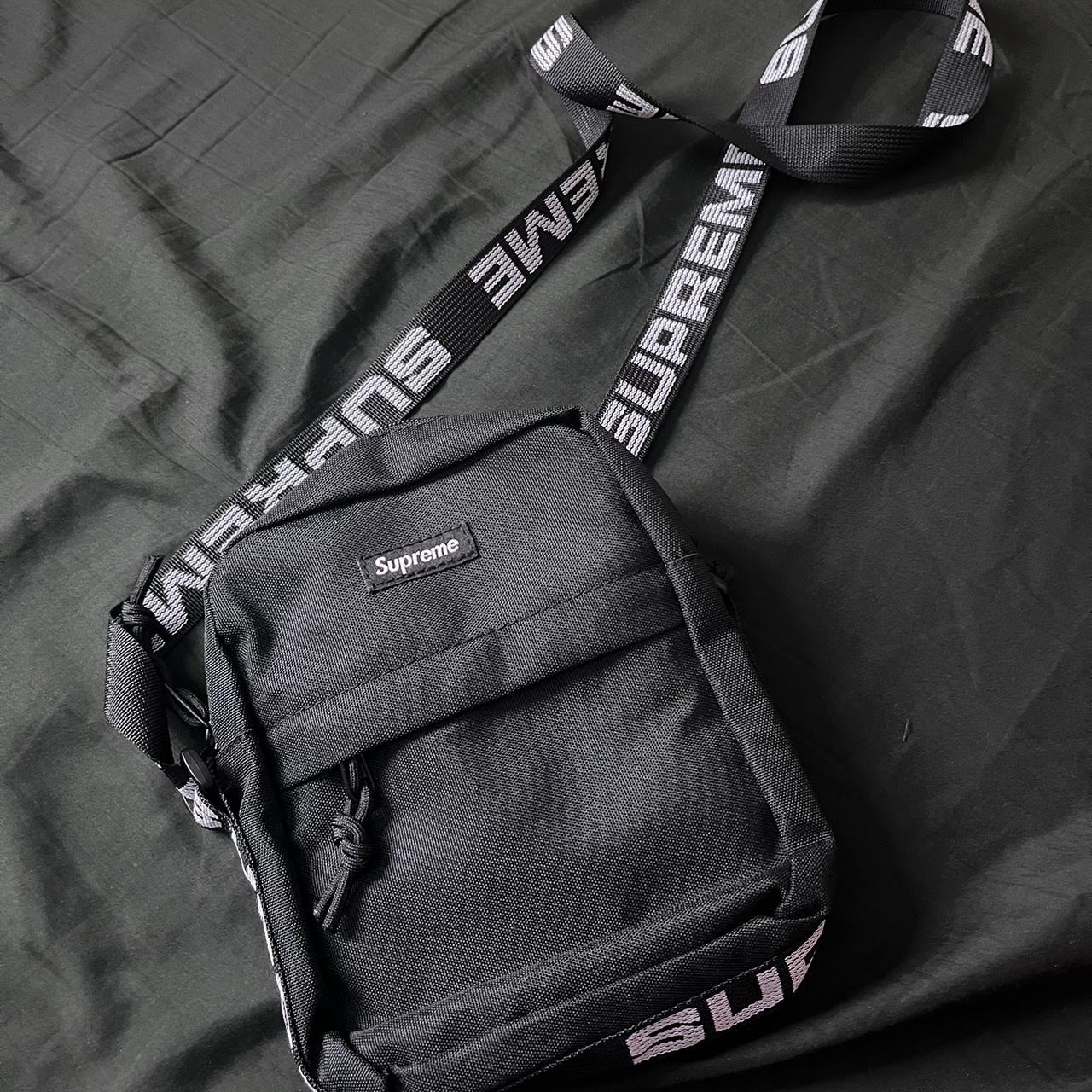 Supreme Shoulder bag (SS18 Black Bag) Depop