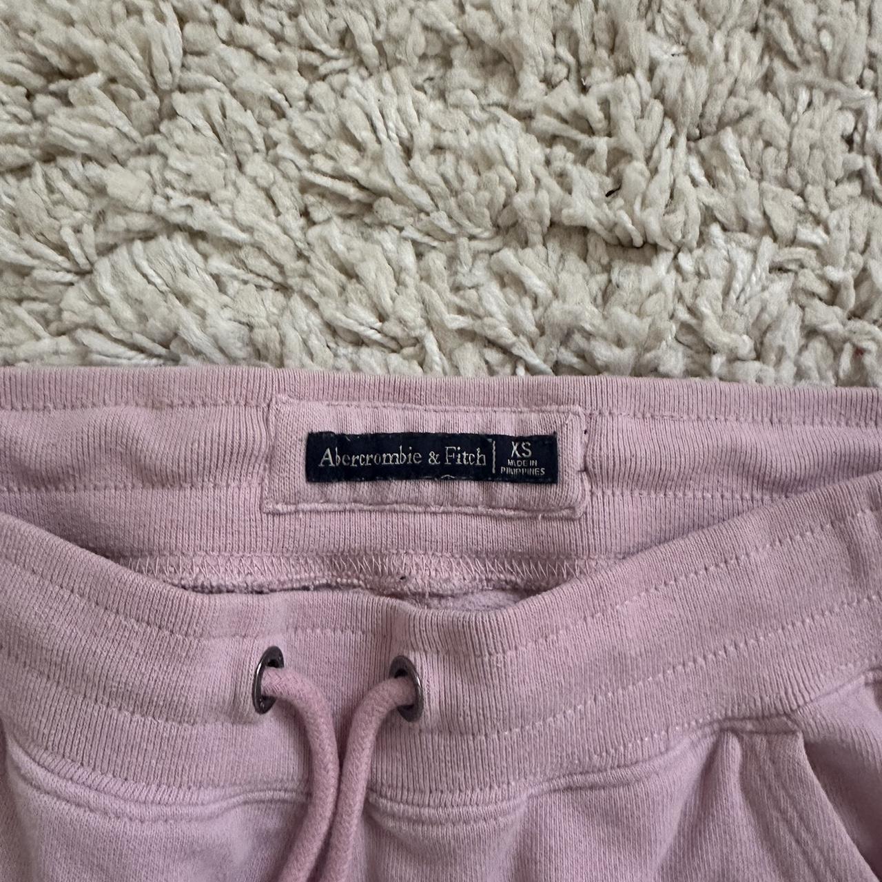 pink abercrombie sweatpants, most comfortable... - Depop