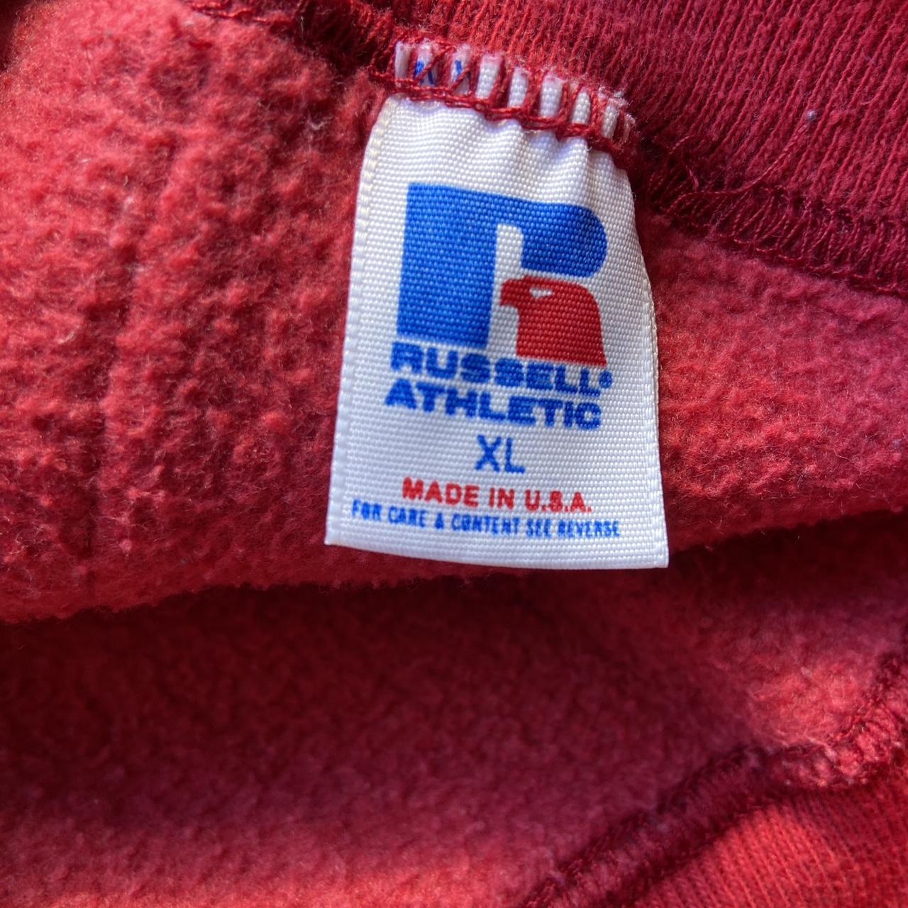 80s Russell Stanford Hoodie Hoodie is in amazing... - Depop