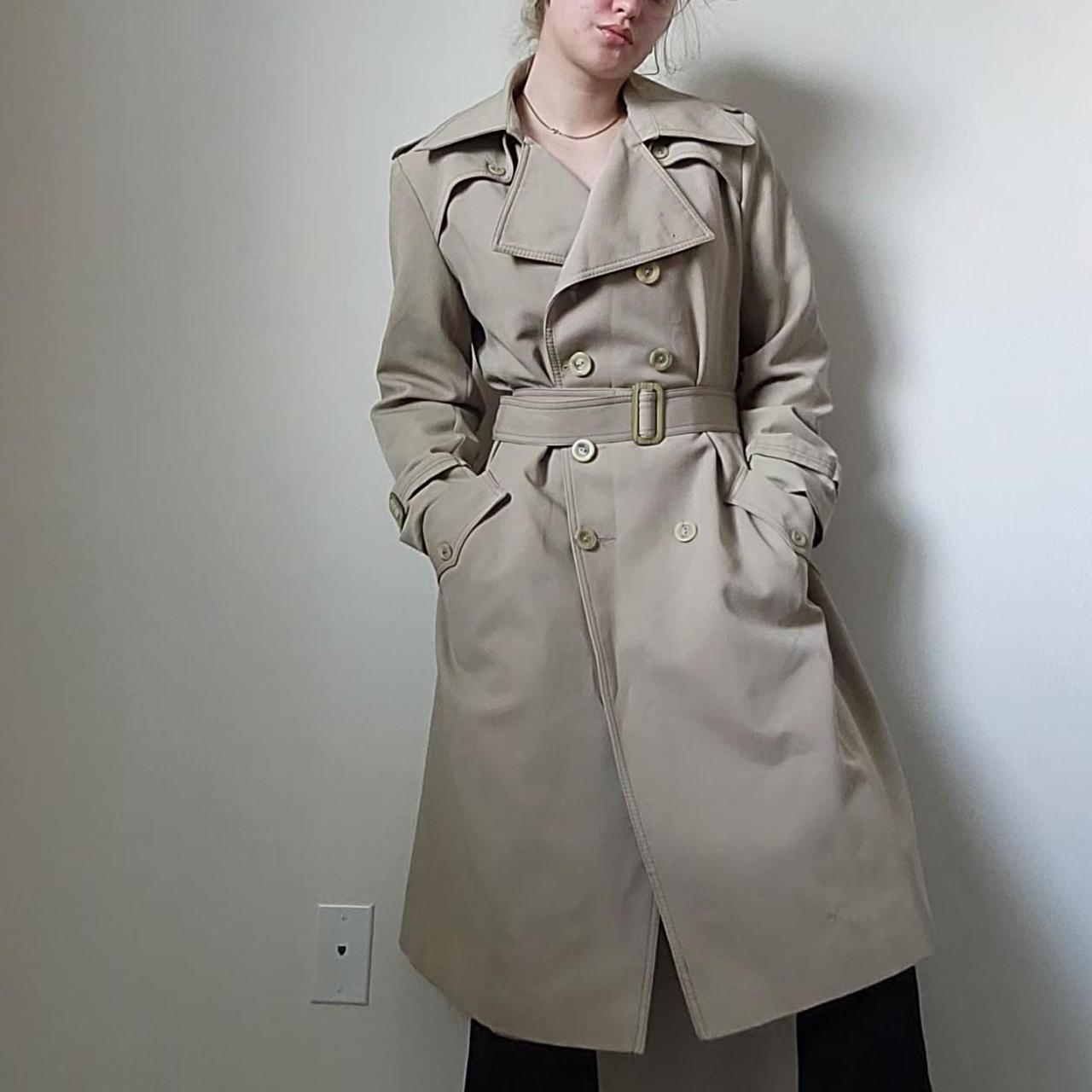 vintage trench coat by forecaster of boston offers. Depop