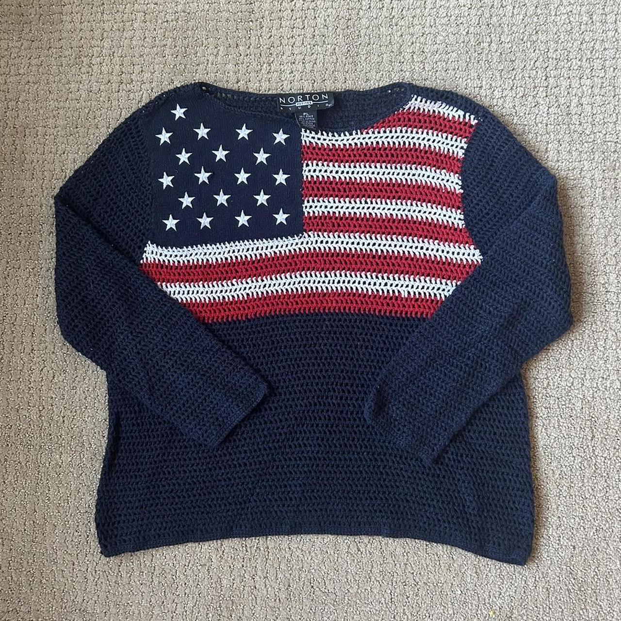 coastal grandma knitted sweater :) originally... - Depop