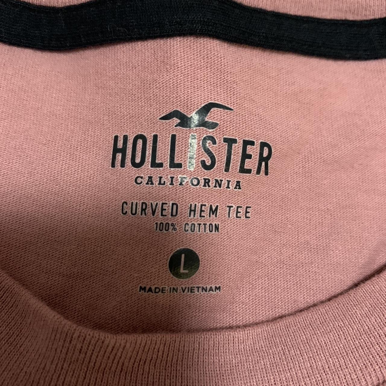 Pink Hollister tee