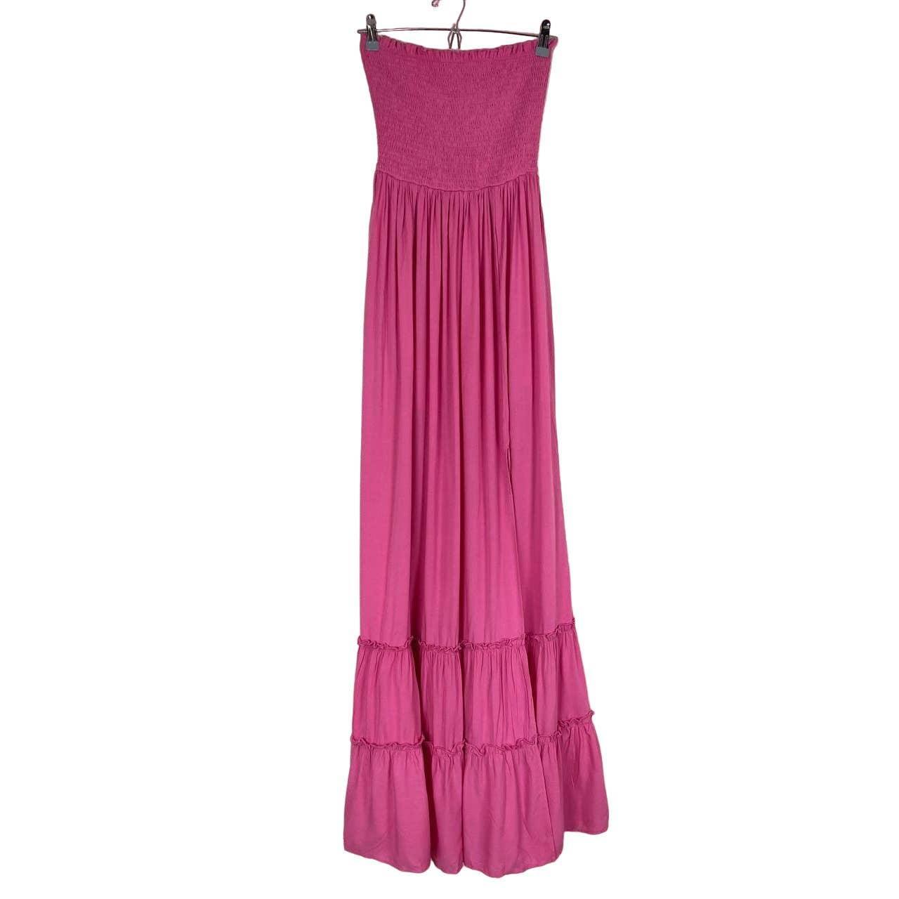 Fashion nova 2024 pink maxi dress