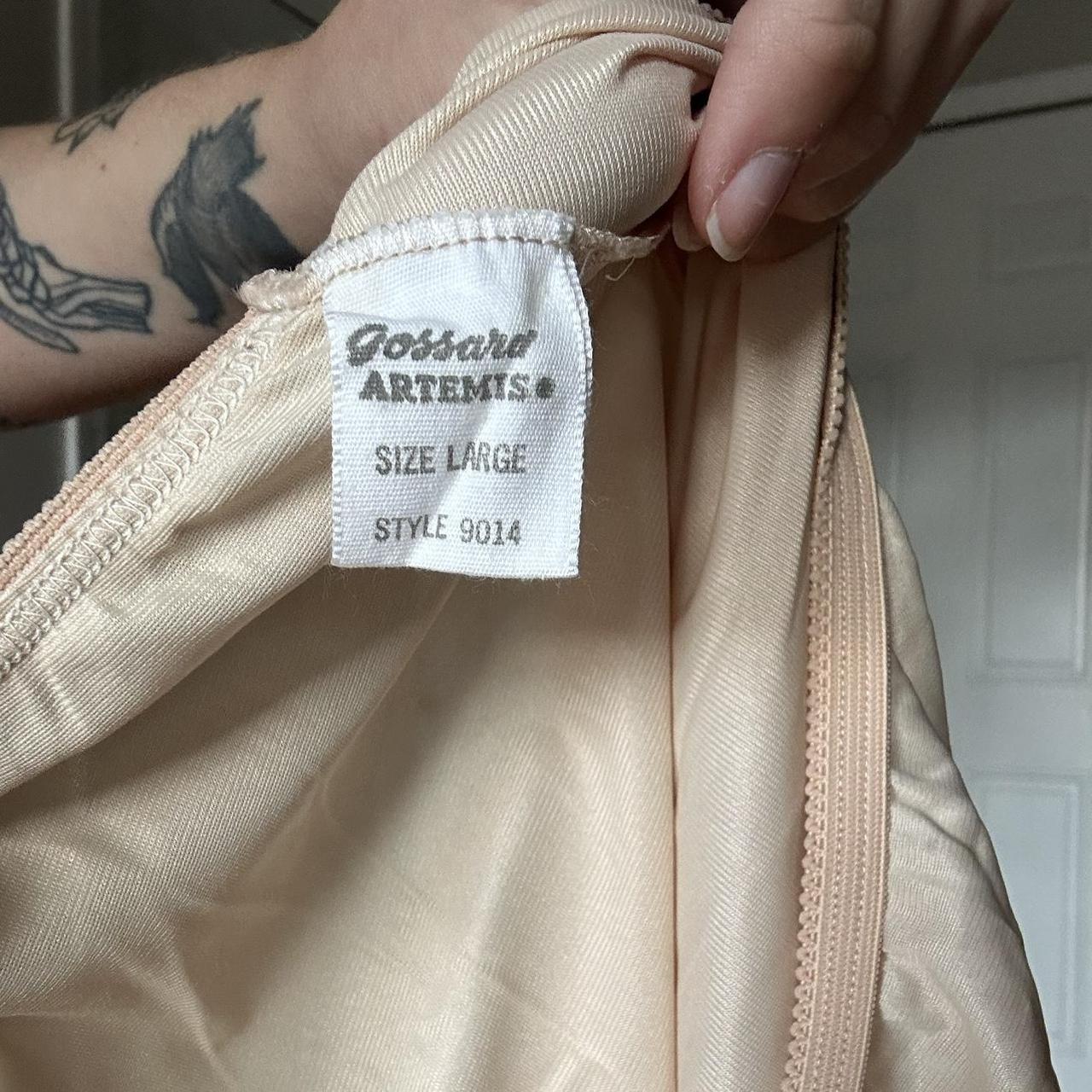 Vintage Gossard Artemis Nude Maxi Half Slip... - Depop