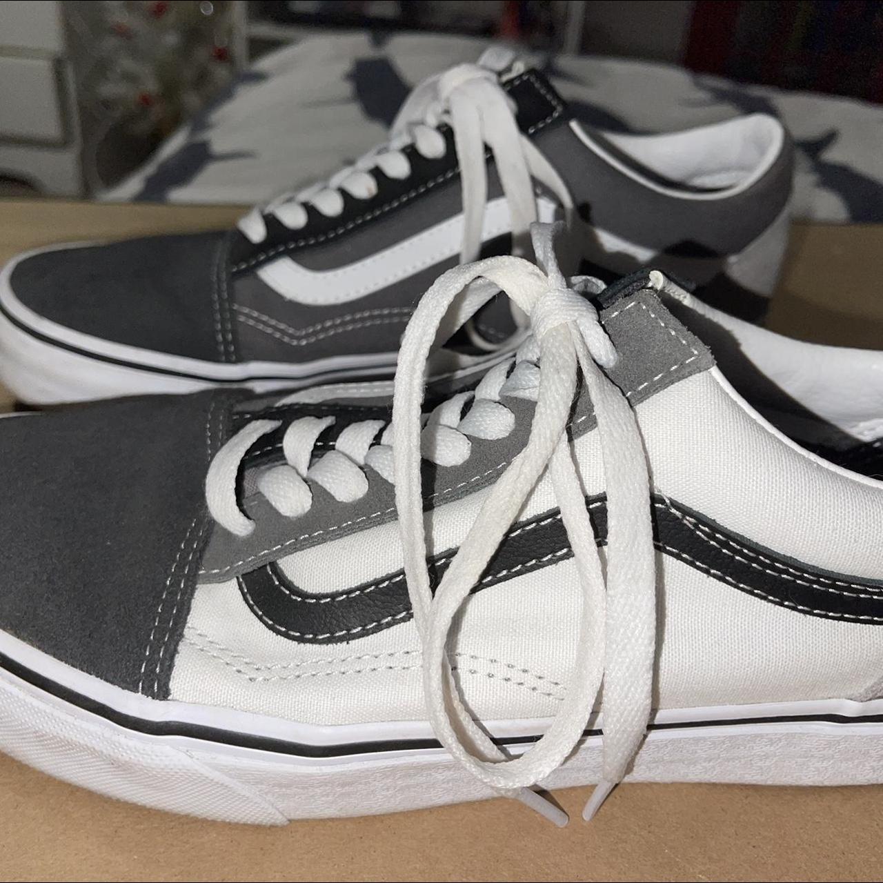 Vans Old Skool Mix & Match Black, White & Grey Skate... Depop