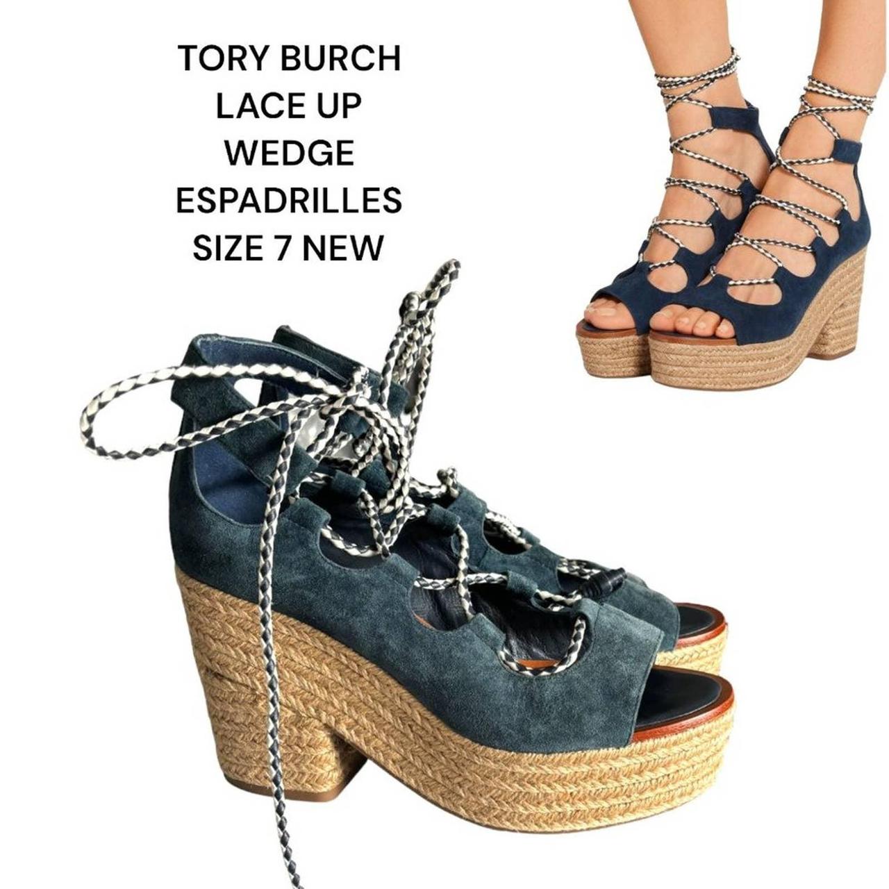 Tory burch shop lace up espadrilles