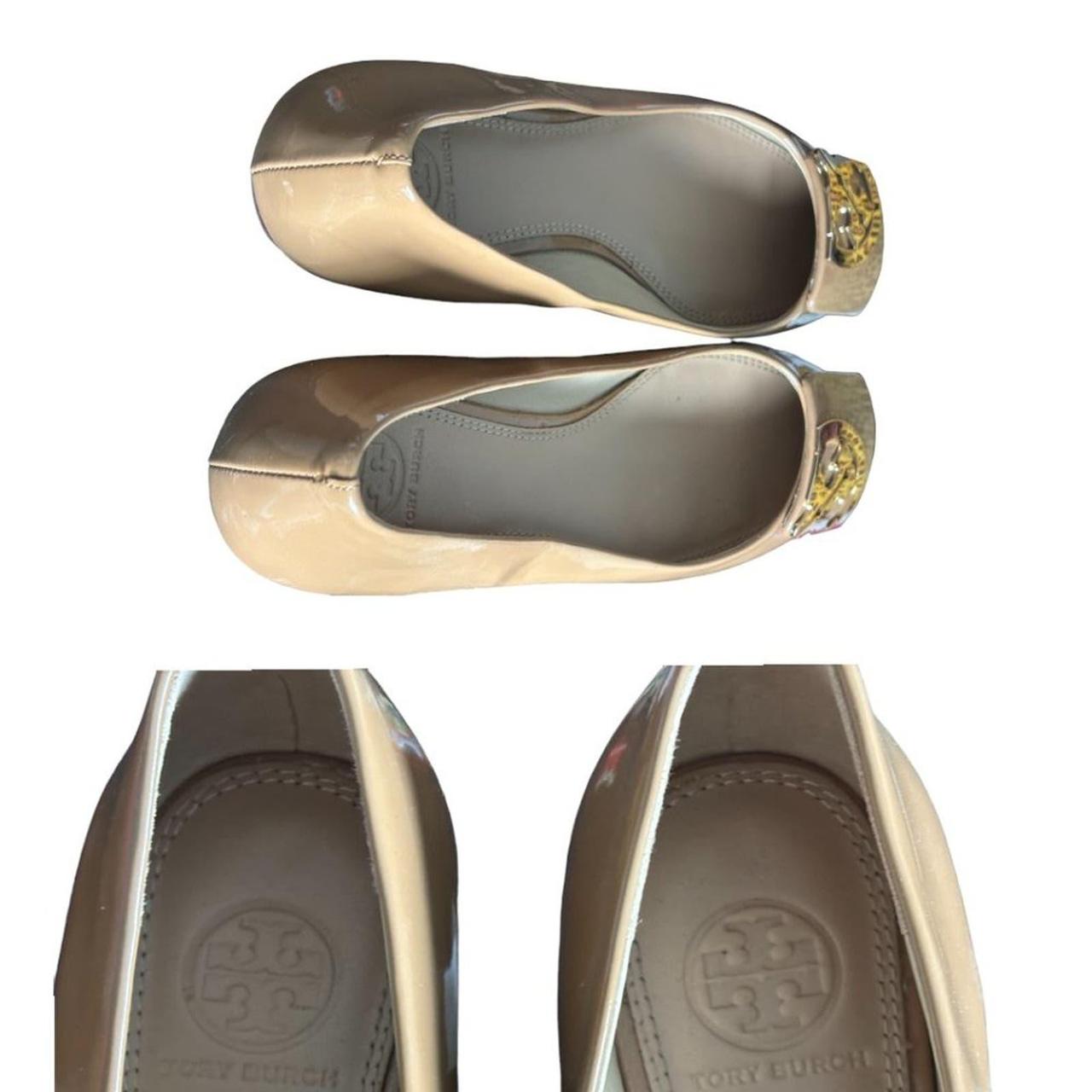 Tory Burch Size 7.5 Med. Camel Color. Leather Flats. Beautiful