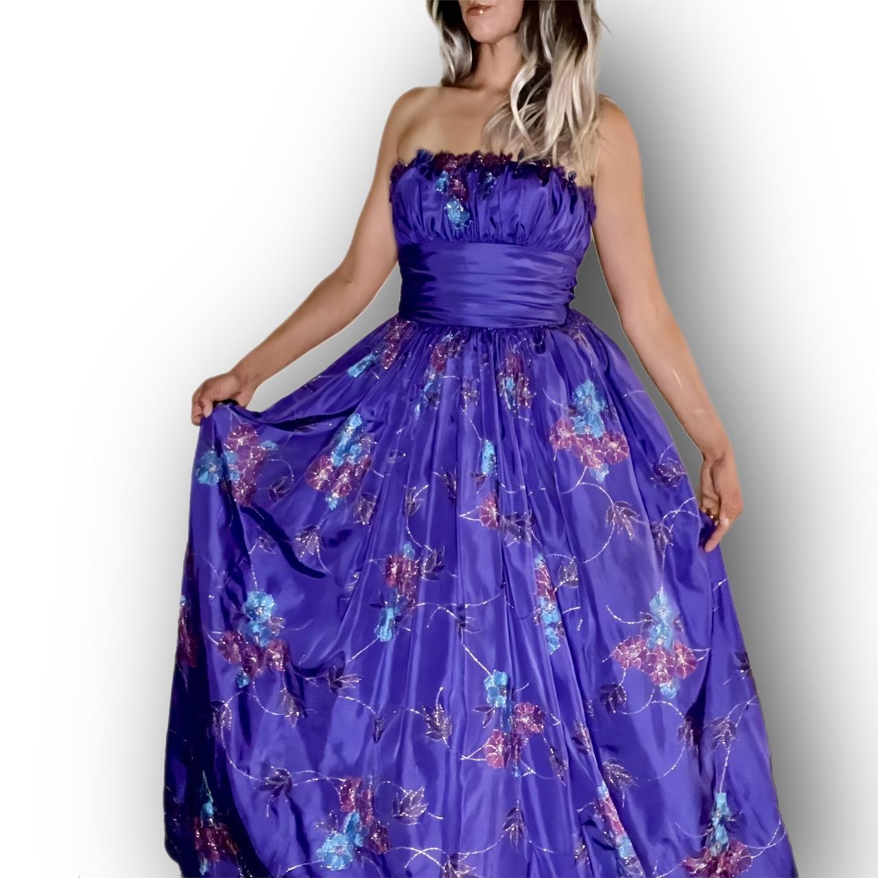 Vintage 80's plus size best sale prom dresses