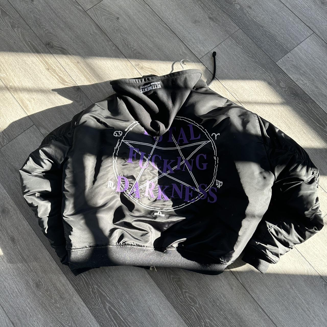 Vetements TFD cropped bomber size XS (fits like a S/M) - Depop