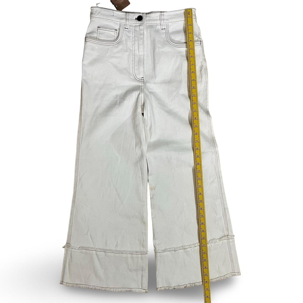 Miu Miu Women's Pants - White - 28" – Miu Miu Wid… - image 5