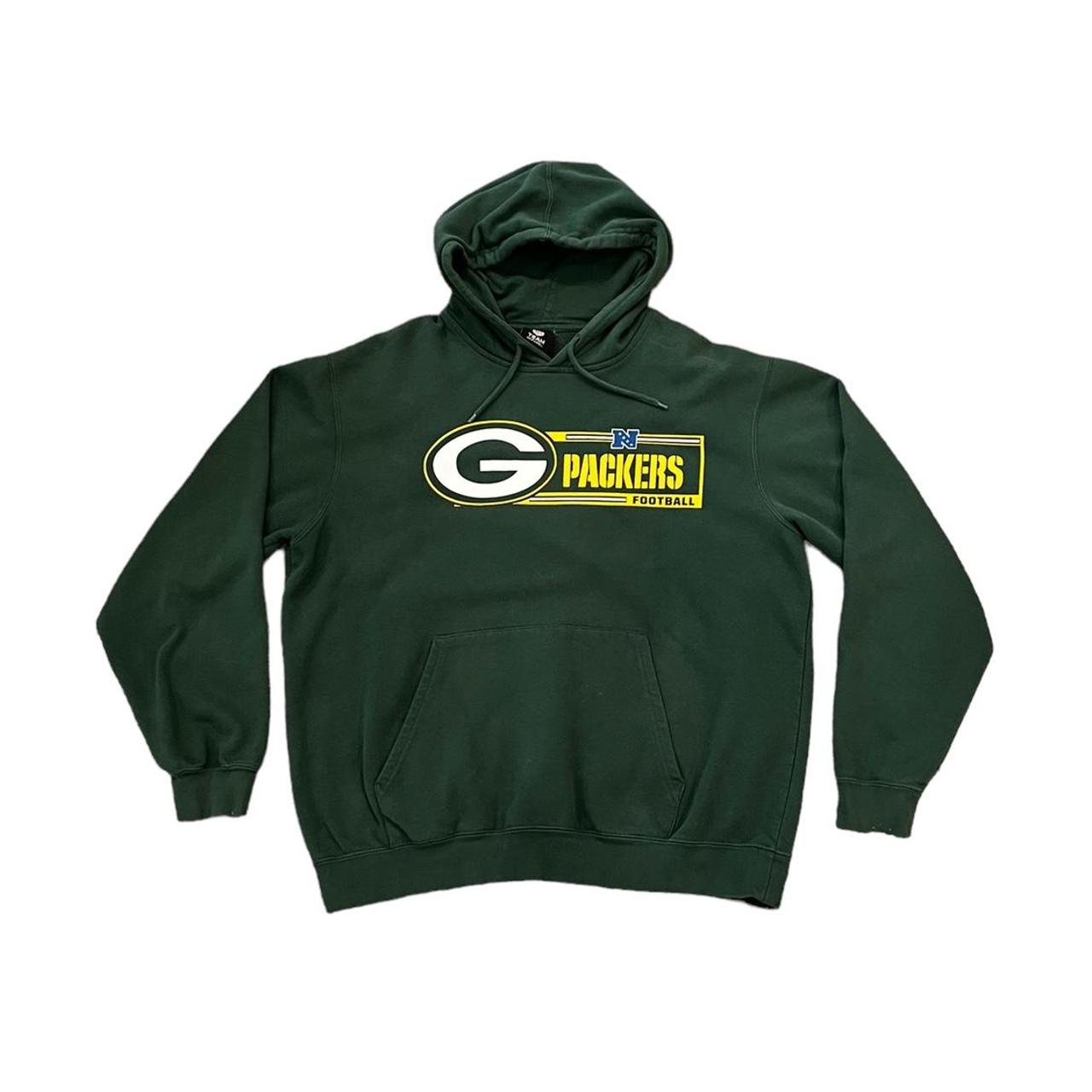 NFL Team Apparel Green Bay Packer hoodie Green - Depop