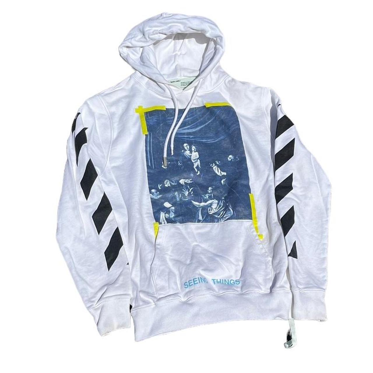 Orders Off white hoodie seeing things