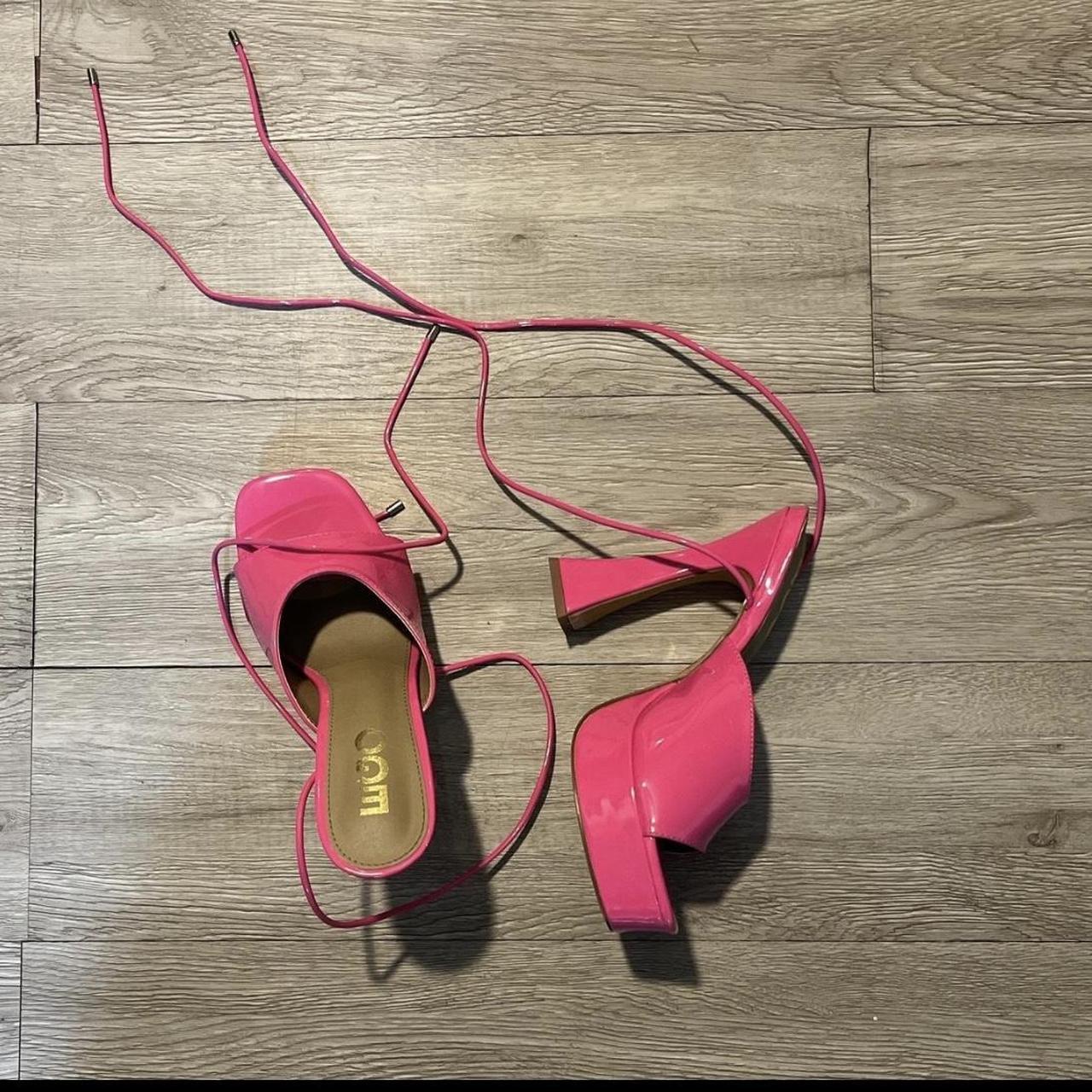 PINK OPEN TOED PLATFORM EGO HEELS💗 ⭐️ 💖This is the... - Depop